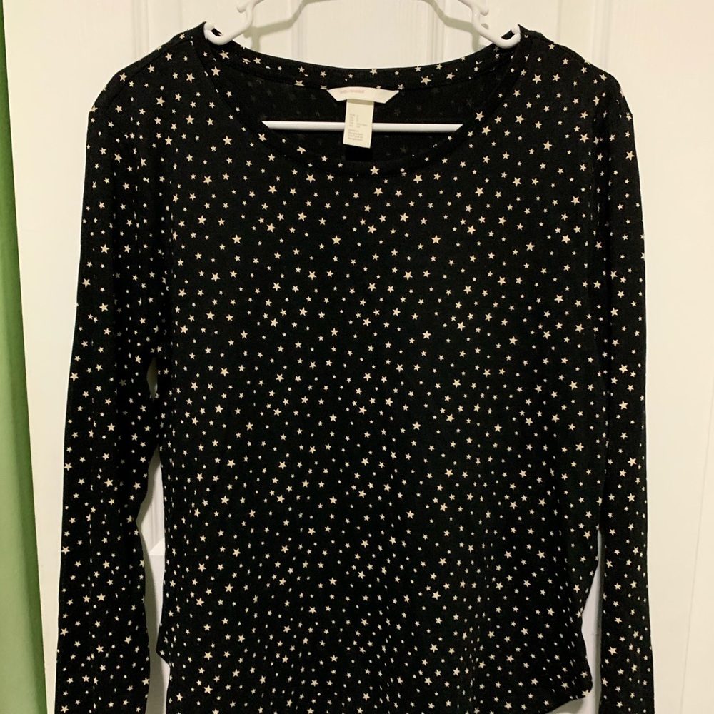 Star pattern long sleeve